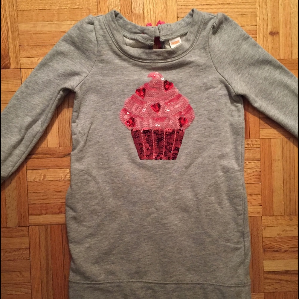 Girls Gymboree cupcake tunic dress - Size 6.